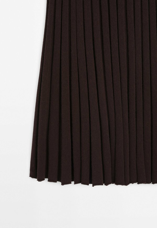 A-line skirt - mottled bordeaux2