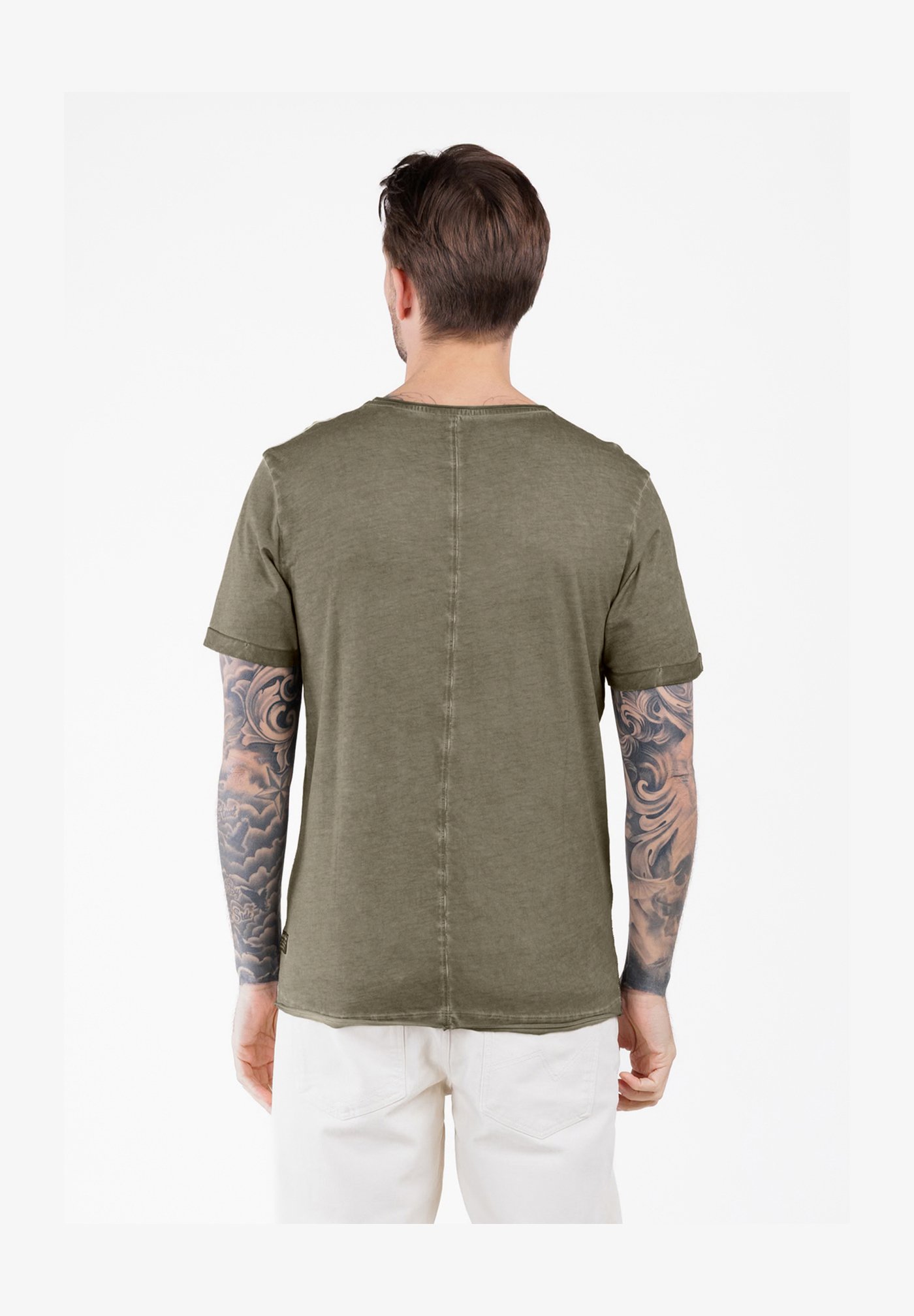 KEY LARGO T-Shirt Uomo Mt Mind Round - Colori Pastello, Misto Cotone, Vestibilità Regolare