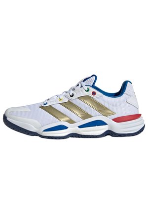 STABIL 16 - Chaussures de volley - cloud white   gold metallic   dark blue