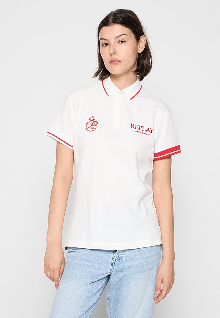 Replay Poloshirt crème Replay Poloshirt crème