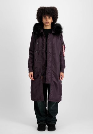 LONG FISHTAIL  - Parka - plum