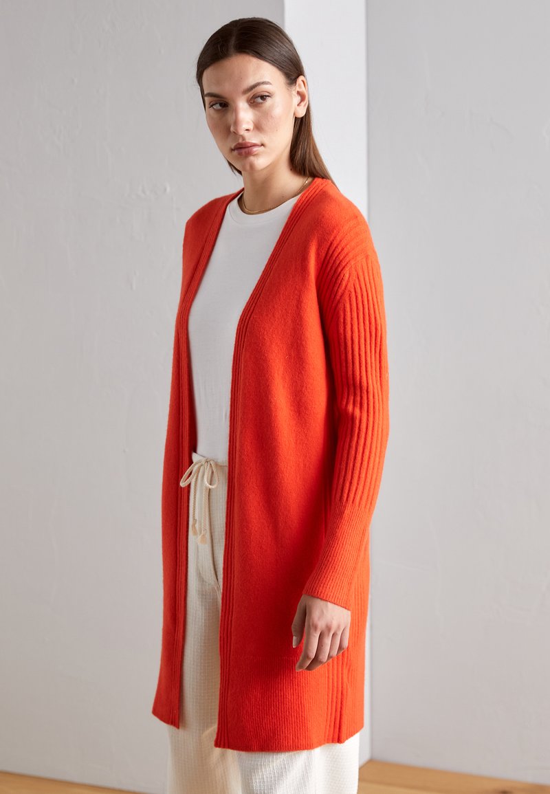 Esprit Strickjacke bright orange/orange Zalando.de