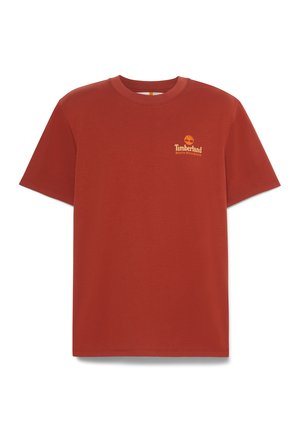 Timberland Print T-shirt - burnt henna