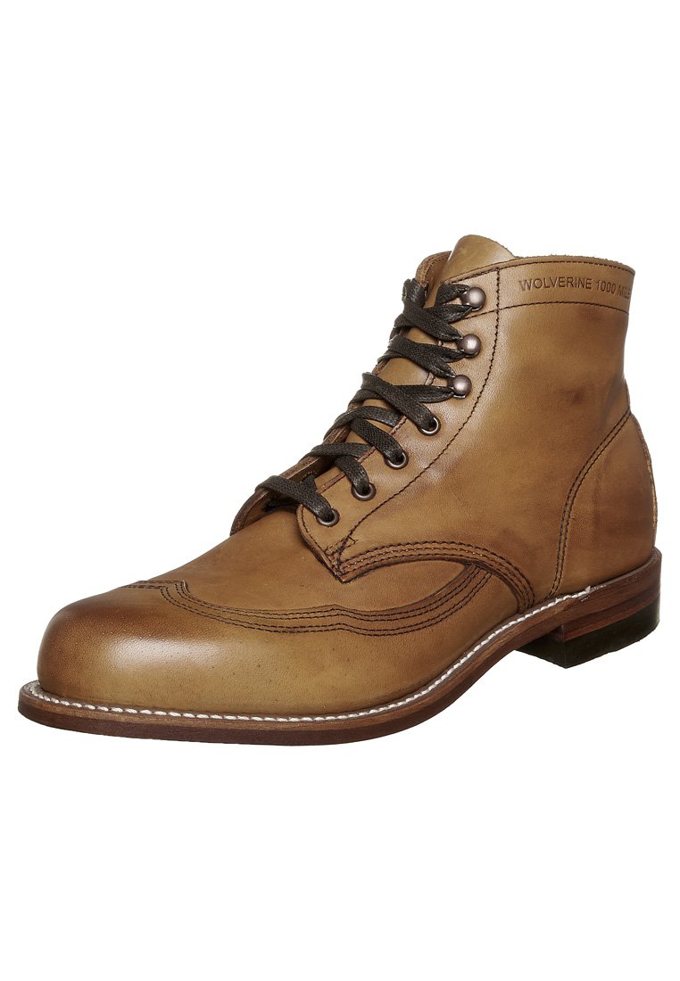 Wolverine 1000 Mile ADDISON - Lace-up ankle boots - tan/cognac  
