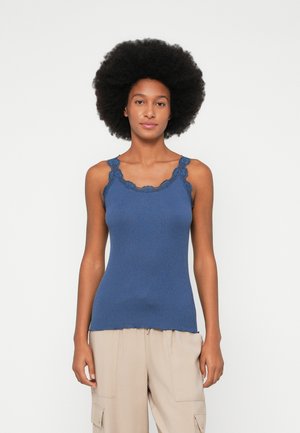 BABETTE U NECK - Top - ensign blue
