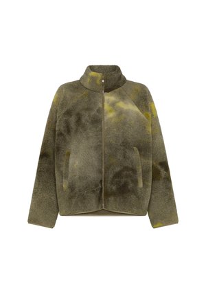 Deha, VINTAGE-DYED TEDDY JACKET - JACKET - Fleecejas - green