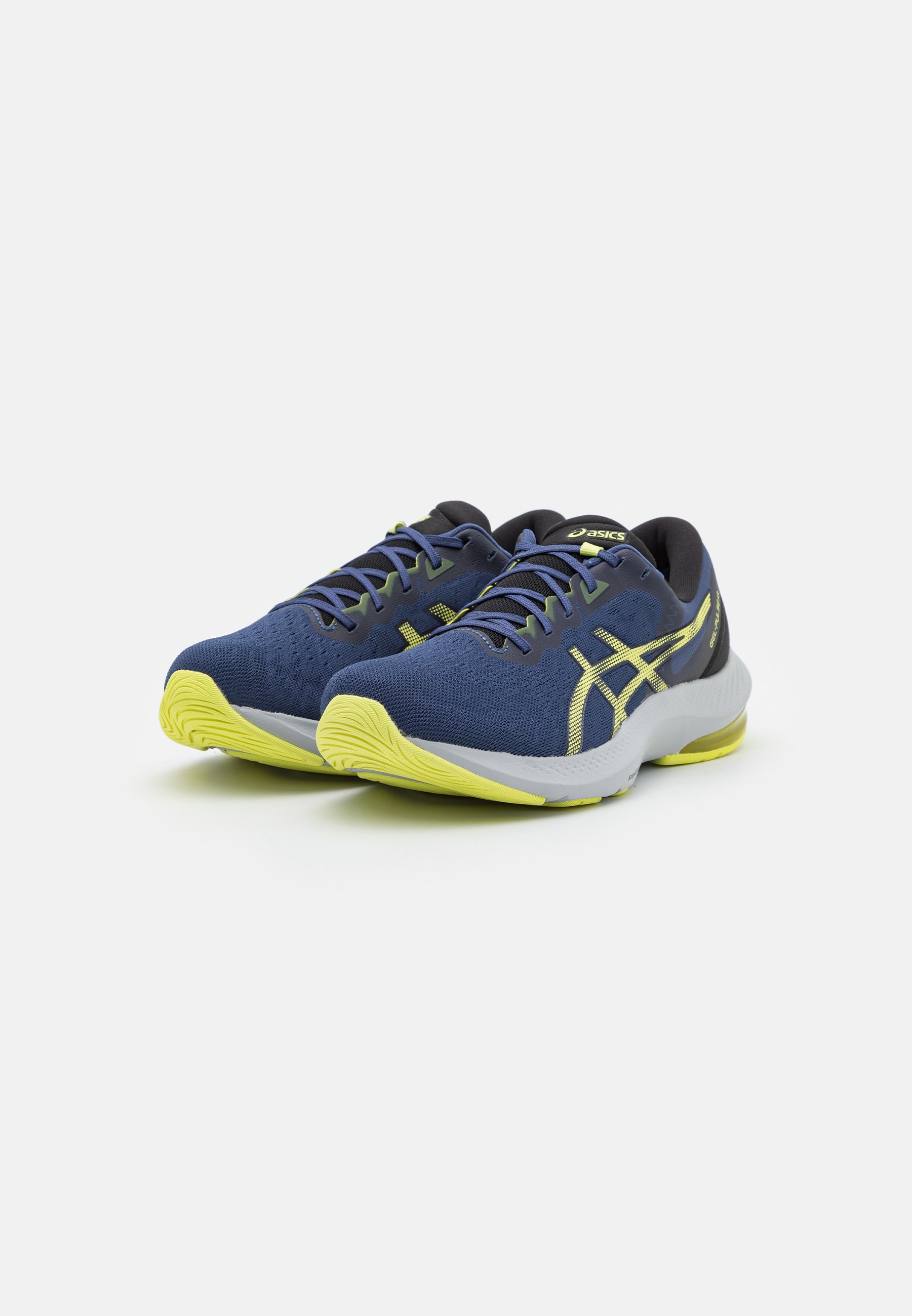 ASICS GEL PULSE 13 - Zapatillas de running neutras - thunder blue/glow  yellow/azul marino - Zalando.es