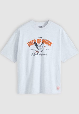 Levi's® Workwear, WORKWEAR GRAPHIC TEE - T-Shirt print - field of work sterling heather