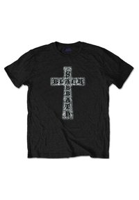 Paradiso Clothing BLACK SABBATH DIAMANTE CROSS - Print T-shirt - black