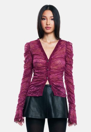 AUDREY - Cardigan - cherry