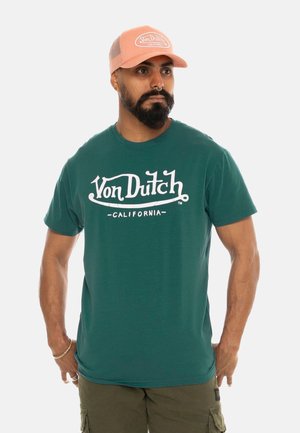 MANCHES COURTES COL ROND FIRST - T-shirt imprimé - vert
