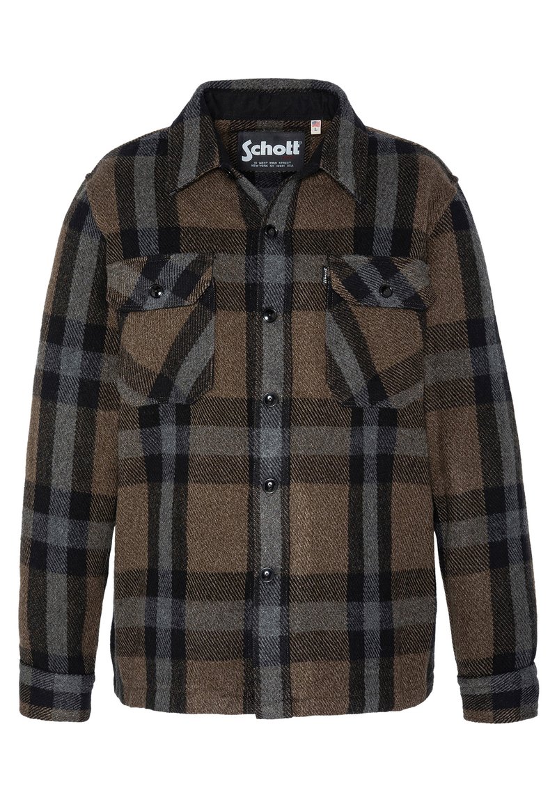 Schott Lichte jas bruin