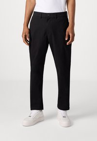 GAP SLIM PERFORMANCE STRETCH - Pantaloni chino - true black
