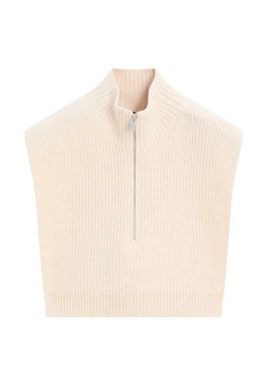 CHEST WITH ZIP - Maglione - sand