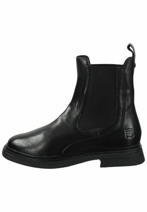 Enkellaarsjes met plateauzool - black   black