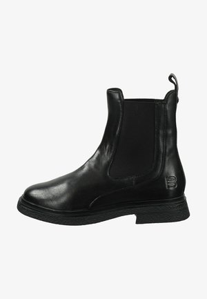 TT.BAGATT, Enkellaarsjes met plateauzool - black black