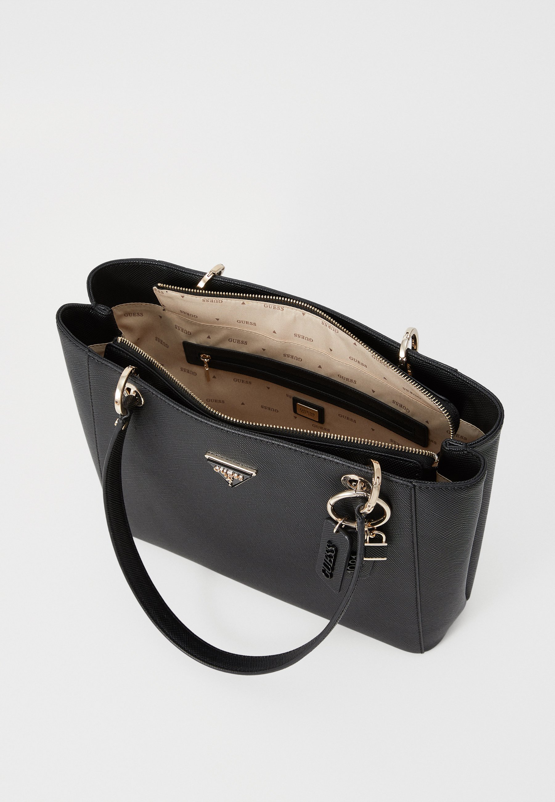 GUESS Borsa Tote Regilla Noel | Colore Nero | Dimensioni 37x26x8 Cm