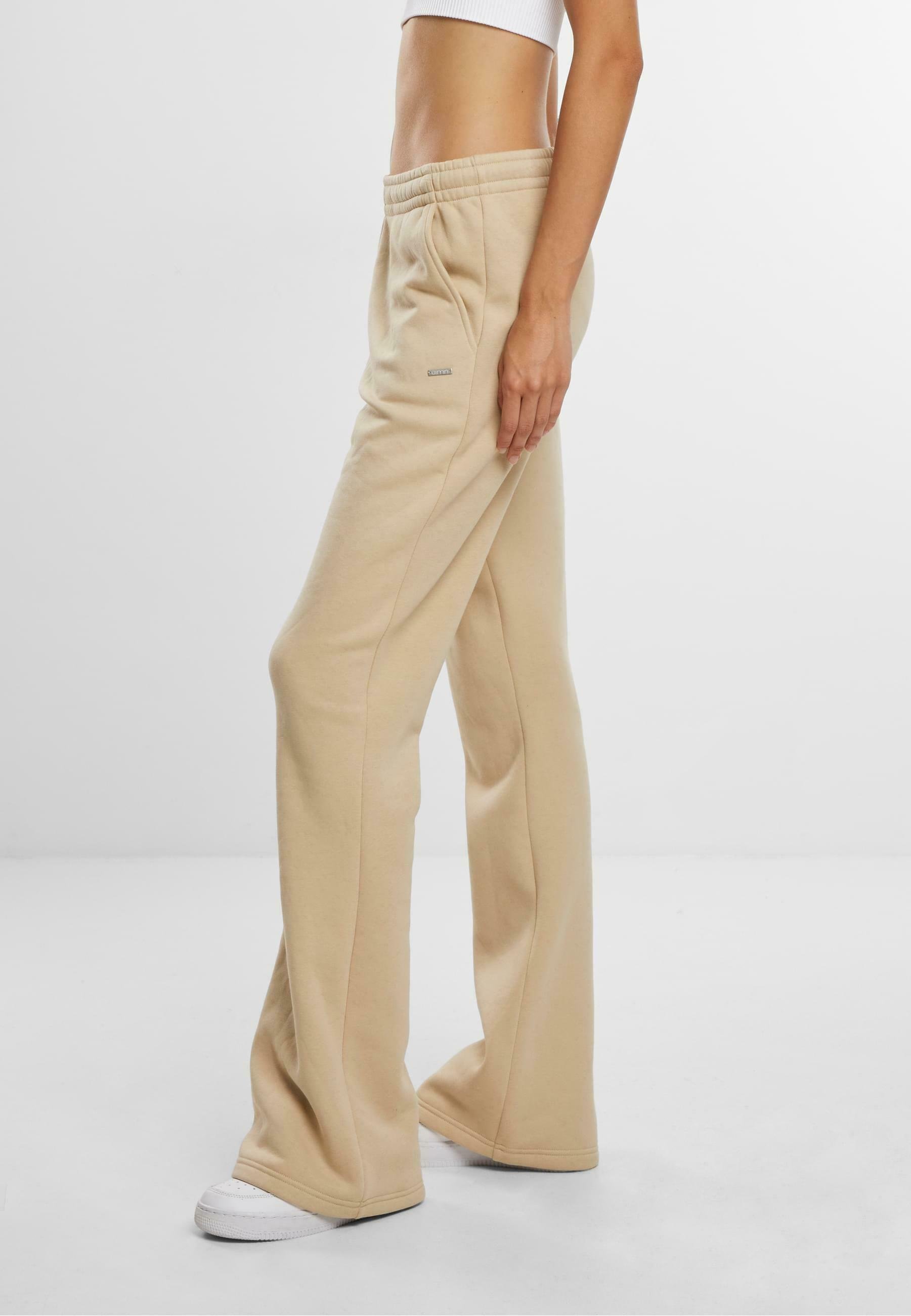 nike mini swoosh oversized joggers oatmeal