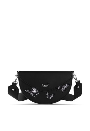 TRICIA CHRYSALIS - Taška s příčným popruhem - black