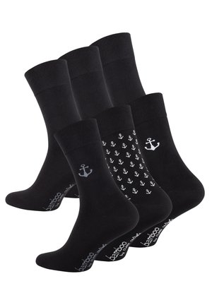 Clark Crown 6 PAAR, EDEL & MODERN - Chaussettes - anker schwarz