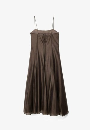 NA-KD, SEAM DETAIL STRAP MIDI DRESS - Maxi šaty - brown