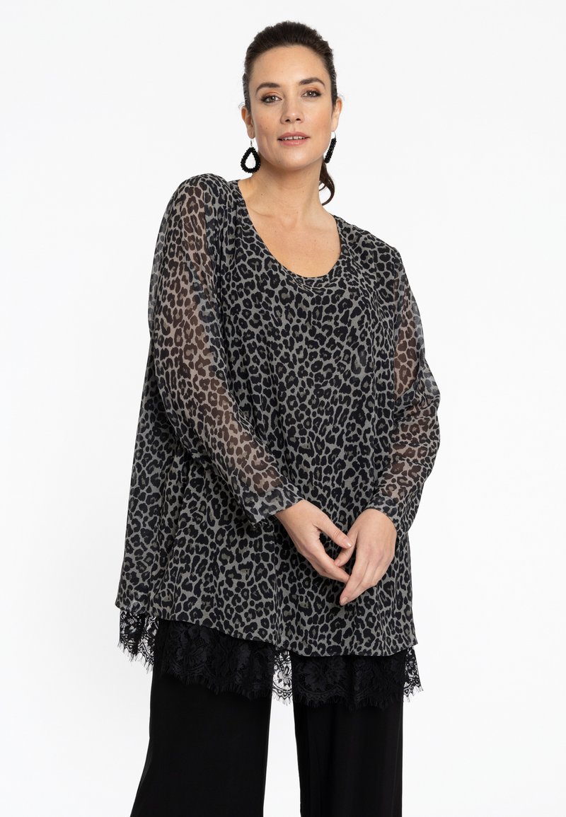 YOEK PRINT - Tuniek - grey