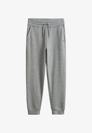 GANT, REG SHIELD - Trainingsbroek - grey melange