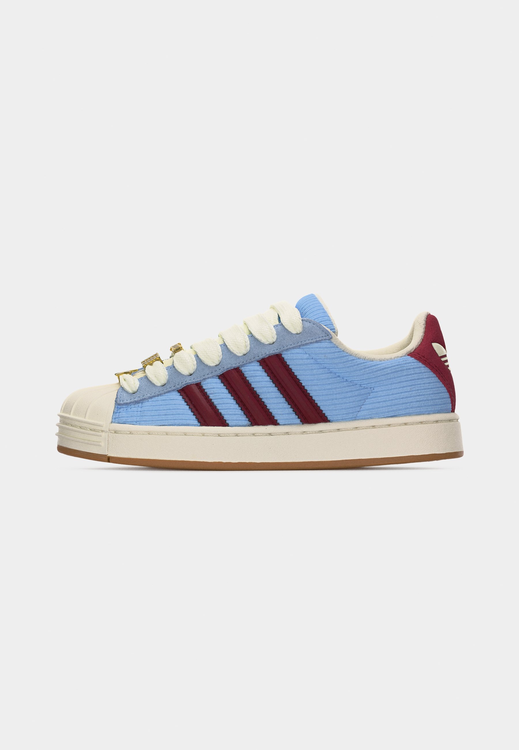 adidas superstar red and blue