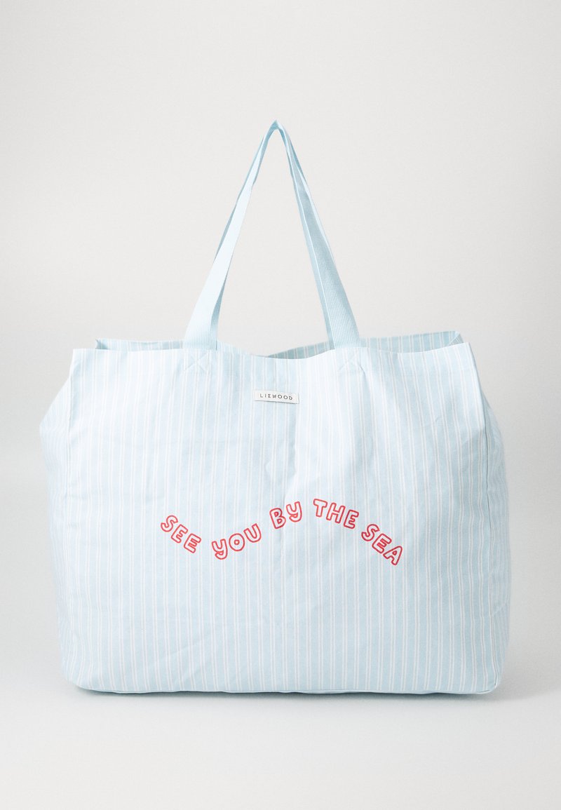 Liewood MAXI TOTEBAG UNISEX - Shopping bag - see you by the sea/stripe pure sky