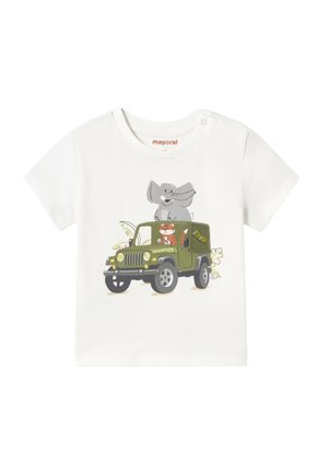 MANICA CORTA - T-shirt con stampa - bianco