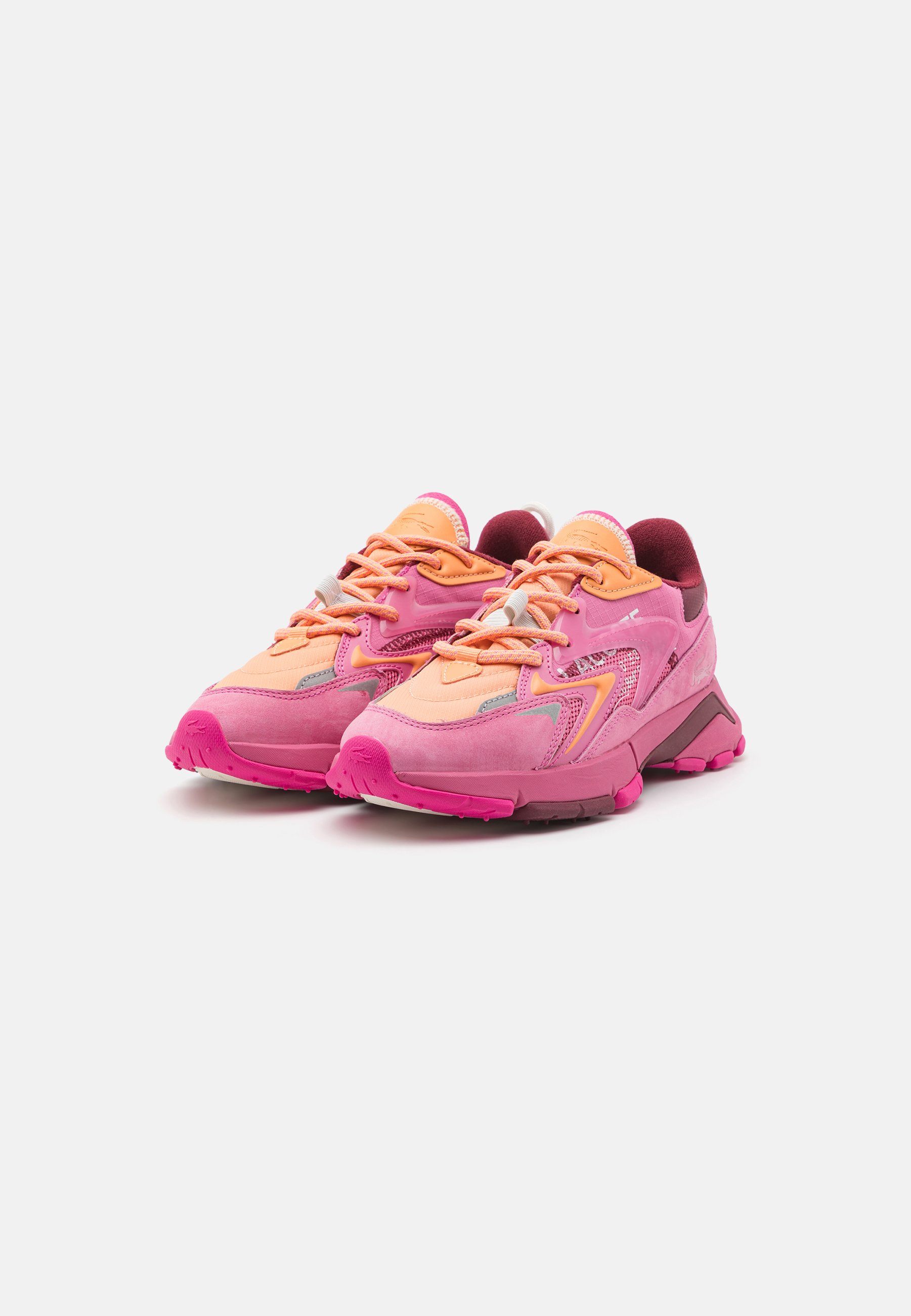 Lacoste L003 NEO TECH 224 - Sneakers low - pink/light orange/roz