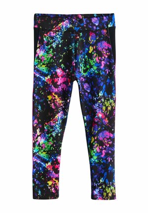 Legging - black multi splat