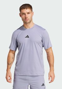 adidas Performance POWER TEE - Sportska majica - silver violet