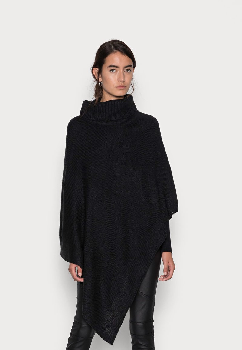 Haut Crochet Noir Ajouré ONLY - Taille 40 L (cape/pull) - Occasion Très Bon état