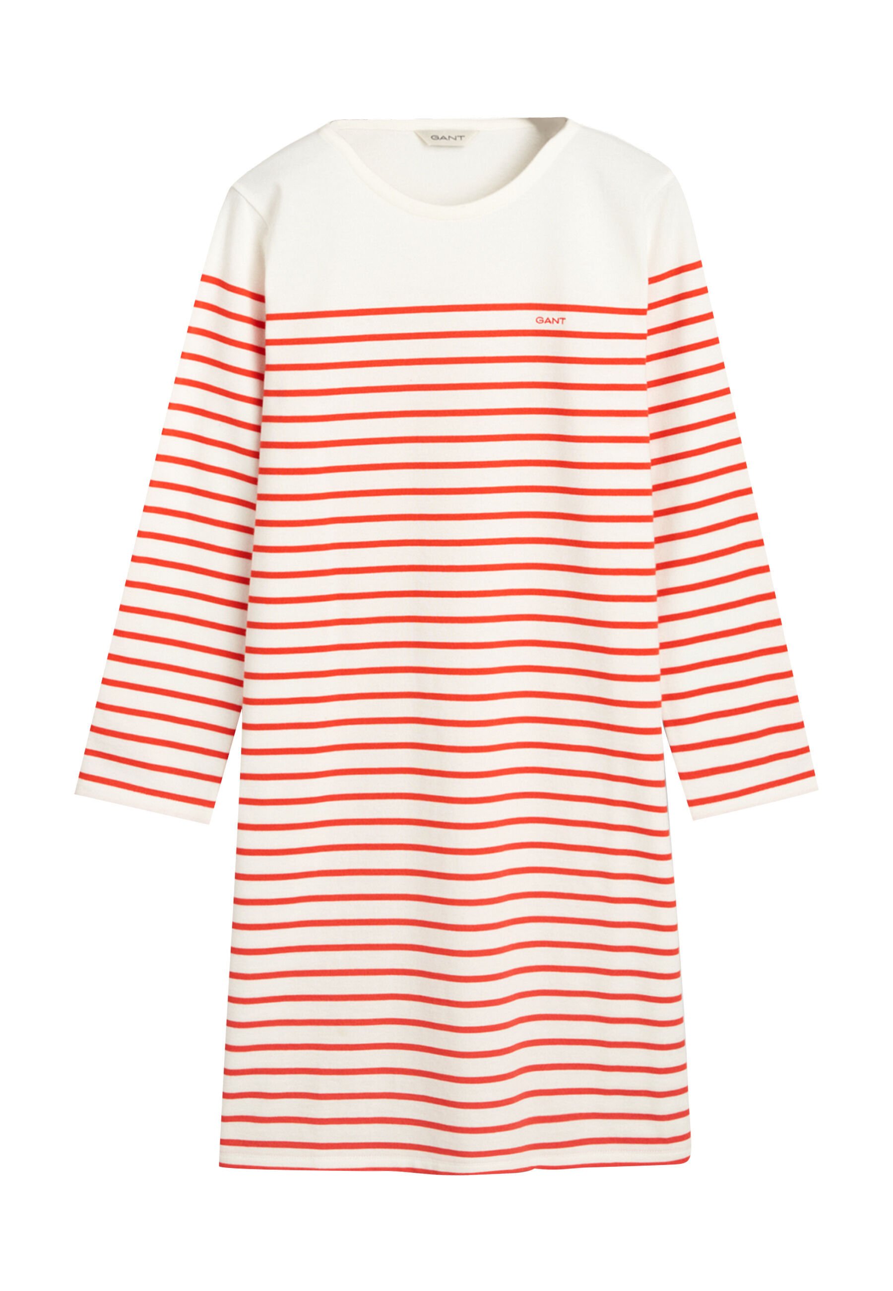 GANT REG 3/4 SLEEVE BRETON - Denní šaty - orange red