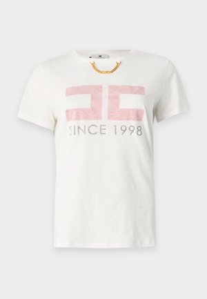 Elisabetta Franchi WOMEN - T-shirt imprimé - gesso