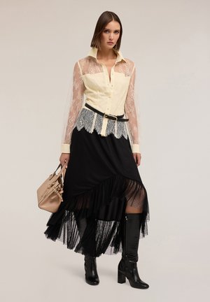 Hemdbluse - beige