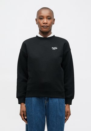Maison Kitsuné HANDWRITING COMFORT  - Ikdienas džemperis - black/white