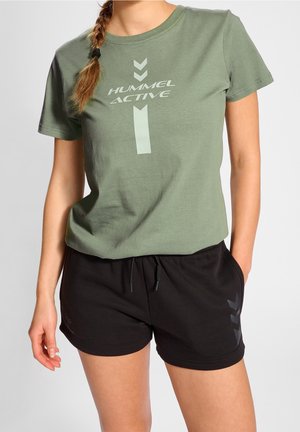 T-shirt imprimé - olive