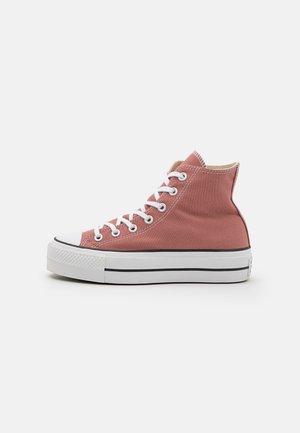 CHUCK TAYLOR ALL STAR LIFT PLATFORM - Höga sneakers - light saddle/natural ivory/black