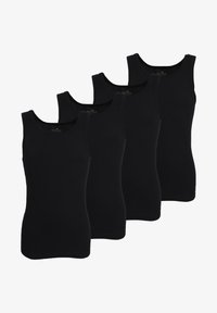 Sélectionné, schwarz dunkel uni