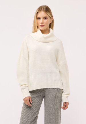 Terranova, MAGLIA TINTA UNITA - Maglione - bianco lana