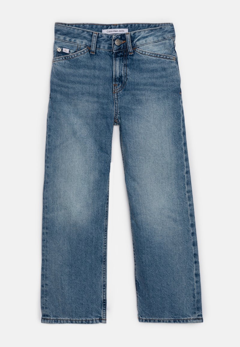 Calvin Klein Jeans Blue Cotton Relaxed Fit Jeans