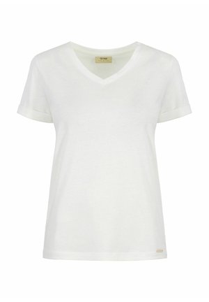 OCHNIK T-shirt basic - kremowy