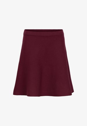 Object, OBJREYNARD HW SHORT KNIT SKIRT NOOS - A-lijn rok - windsor wine