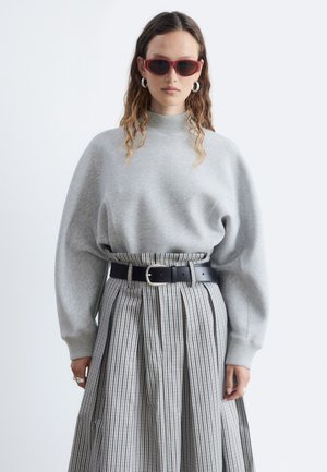 & OTHER STORIES, & OTHER STORIES MOCK NECK SCUBA SWEATSHIRT - Sweatshirt - grey