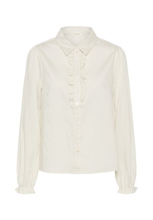 Cream, CRHATI - Hemdbluse - white black thin stripe