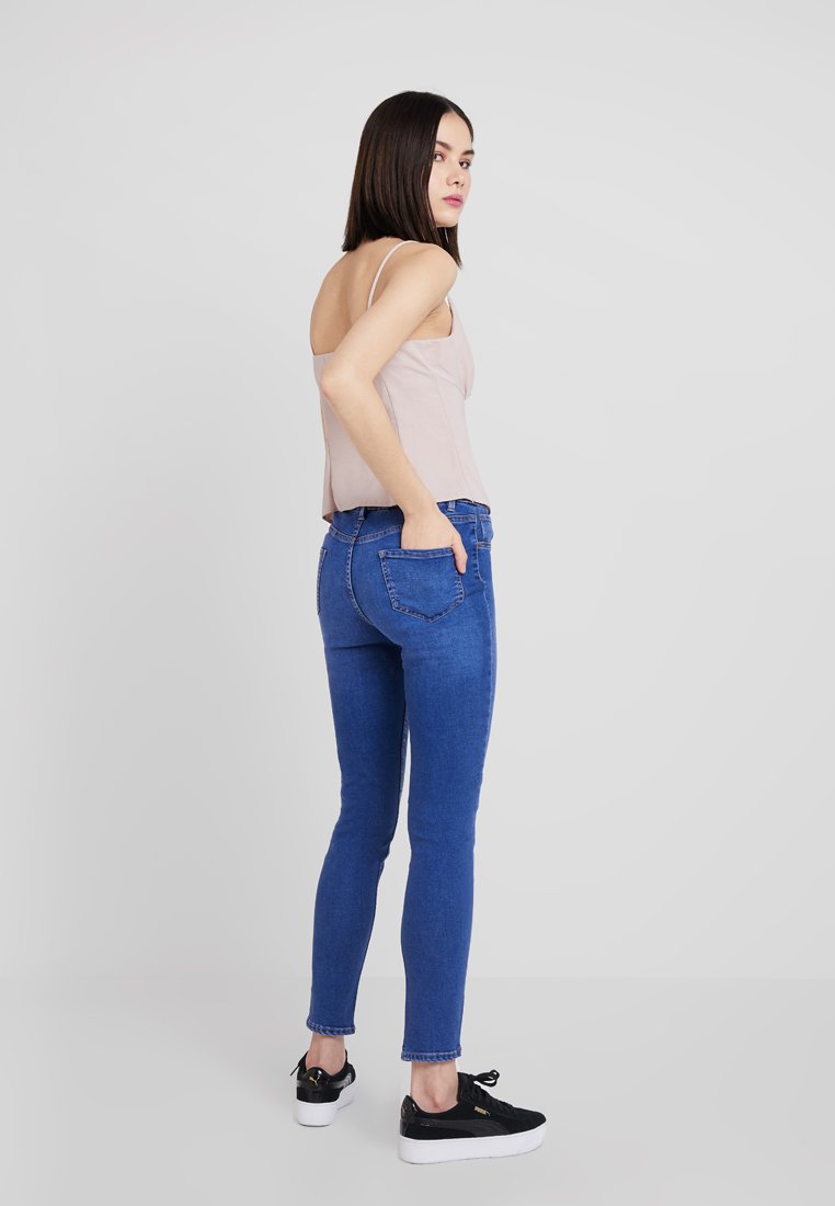 New Look Jeggings mid blue Zalando.no CAPSULE by Simply Be AMBER CROP - Jeggings - cobalt blue