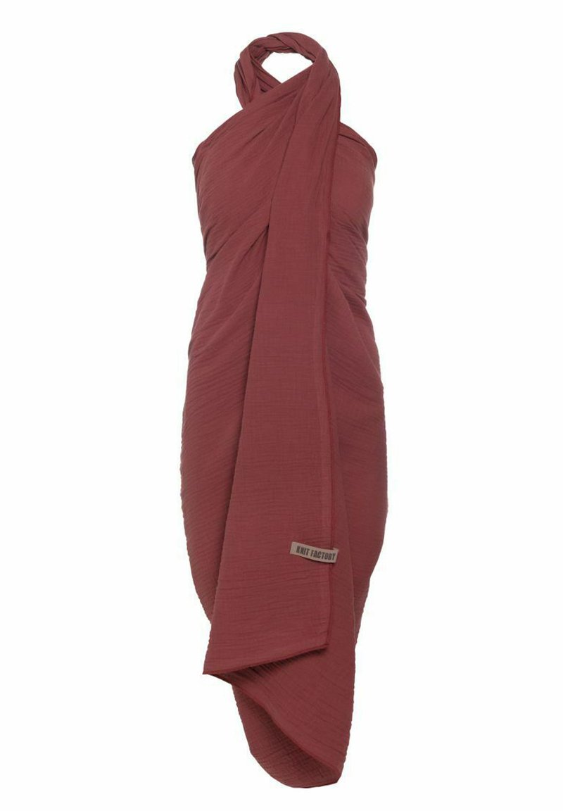 Knit Factory LIV - Strandaccessoire - stone red