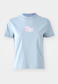 T-shirt con stampa - blue fog/air pink